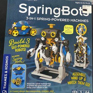 Thames & Kosmos SpringBots 3-in-1 Spring-Powered Machines STEM Experiment Kit